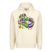 Sandshell mardi gras lips Premium Hoodie - MaliasSmallBusiness