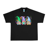 Black floral gnomes Urban Heavy Tee - Zillion Design Studio