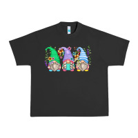 Pigment Black floral gnomes Urban Heavy Tee - Zillion Design Studio