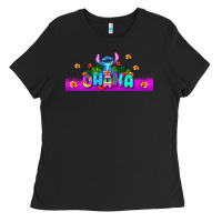Black stitch ohana Ladies Tee - AdoDesignShop