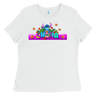 White stitch ohana Ladies Tee - AdoDesignShop