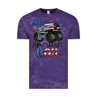 Cloud Purple all american boy Vintage Tee - MaliasSmallBusiness