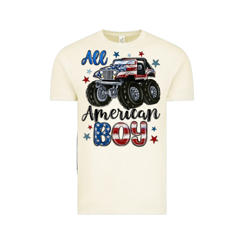 All American Boy Vintage Tee by MaliasSmallBusiness | Teevron