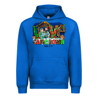 Cobalt Love Came  Down Luke 2 11 Urban Hoodie - MaliasSmallBusiness