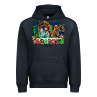 Navy Love Came  Down Luke 2 11 Urban Hoodie - MaliasSmallBusiness
