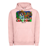 Pigment Salmon Love Came  Down Luke 2 11 Urban Hoodie - MaliasSmallBusiness