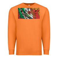Carrot mexico flag cowhide leopard sunflower and roses licanse  plate Premium Sweatshirt - Artiststas