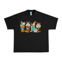 Black rabbit coffee cups Urban Heavy Tee - texasbilliewilder