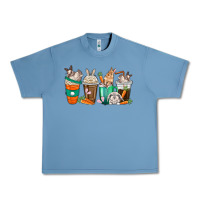 Pebble Blue rabbit coffee cups Urban Heavy Tee - texasbilliewilder