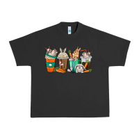 Pigment Black rabbit coffee cups Urban Heavy Tee - texasbilliewilder
