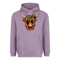 Lavender camouflage long haired cow Heavyweight Hoodie - Jasminsmagicworld
