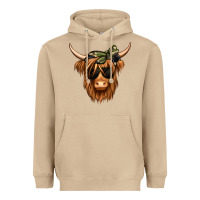 Mushroom camouflage long haired cow Heavyweight Hoodie - Jasminsmagicworld
