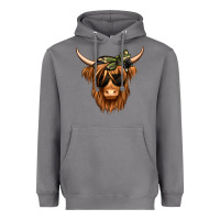 Storm camouflage long haired cow Heavyweight Hoodie - Jasminsmagicworld