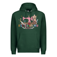 Sports Green ill be in my office Premium Hoodie - MaliasSmallBusiness