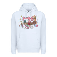 White ill be in my office Premium Hoodie - MaliasSmallBusiness