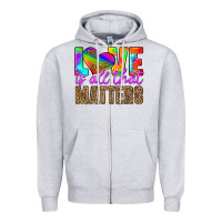 Heather Grey love is all that matters Zipper Hoodie - HRA Design Shop