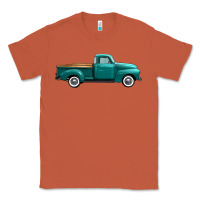 Copper western truck side view Classic Tee - FaDigitalArtStudio