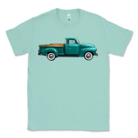 Seafoam western truck side view Classic Tee - FaDigitalArtStudio