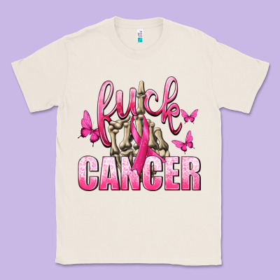 Fuck Cancer With Butterflies Classic Tee Designed By Texasbilliewilder