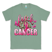 Sage Fuck Cancer with Butterflies Classic Tee - texasbilliewilder