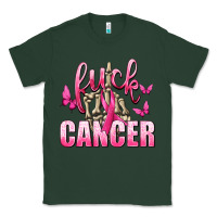 Sports Green Fuck Cancer with Butterflies Classic Tee - texasbilliewilder