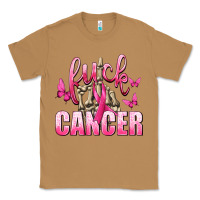 Toasted Coconut Fuck Cancer with Butterflies Classic Tee - texasbilliewilder