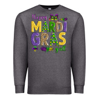 Charcoal Heather happy mardi gras y'all Premium Sweatshirt - AdoDesignShop