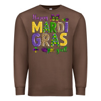 Chestnut happy mardi gras y'all Premium Sweatshirt - AdoDesignShop