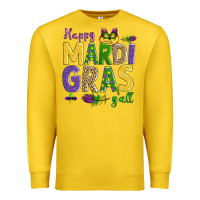 Lemon happy mardi gras y'all Premium Sweatshirt - AdoDesignShop