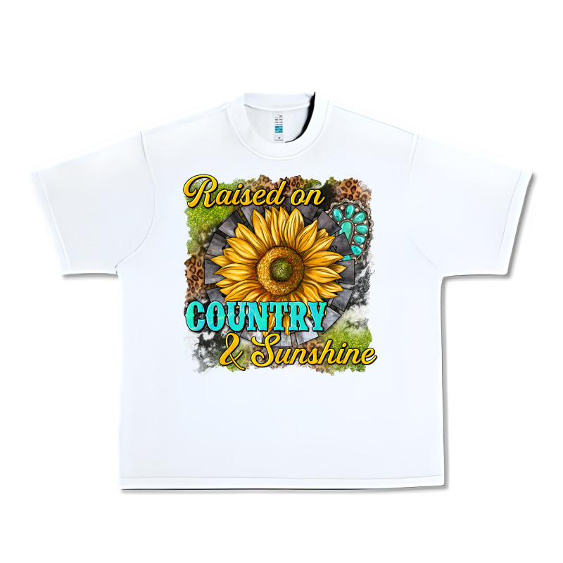 Raised On Country And Sunshine Urban Heavy Tee by texasbilliewilder | Teevron