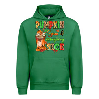 Emerald Pumpkin Spice And Everything Nice Urban Hoodie - MaliasSmallBusiness