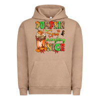 Pigment Burro Pumpkin Spice And Everything Nice Urban Hoodie - MaliasSmallBusiness