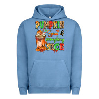 Pigment Pebble Blue Pumpkin Spice And Everything Nice Urban Hoodie - MaliasSmallBusiness