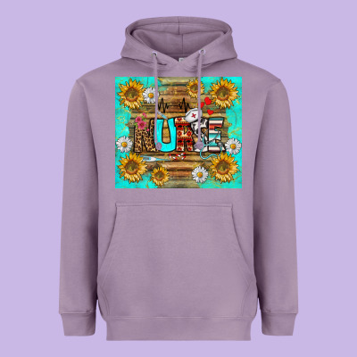Sunflower And Daisy Nurse Tumbler Heavyweight Hoodie Designed By Bundleandbundleshop