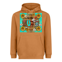Meerkat sunflower and daisy nurse tumbler Heavyweight Hoodie - BundleAndBundleShop