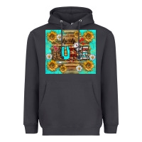 Smoke sunflower and daisy nurse tumbler Heavyweight Hoodie - BundleAndBundleShop