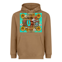 Toasted Coconut sunflower and daisy nurse tumbler Heavyweight Hoodie - BundleAndBundleShop