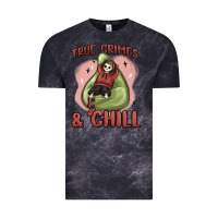 Cloud Black true crimes & chill Vintage Tee - MaliasSmallBusiness
