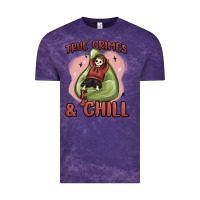 Cloud Purple true crimes & chill Vintage Tee - MaliasSmallBusiness