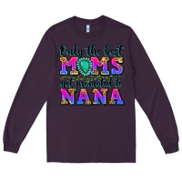 Plum only the best moms get promoted to nana Long Sleeve Tee - Zillion Design Studio