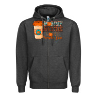 Charcoal Heather mommy needs some pumpkin spice Zipper Hoodie - CowhideDigitalArt