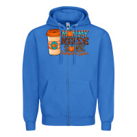 True Royal mommy needs some pumpkin spice Zipper Hoodie - CowhideDigitalArt