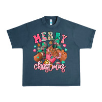 Midnight Navy pink merry christmas black girl sneakers Urban Heavy Tee - RanaPortraitStore