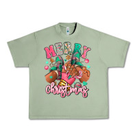 Oil Green pink merry christmas black girl sneakers Urban Heavy Tee - RanaPortraitStore