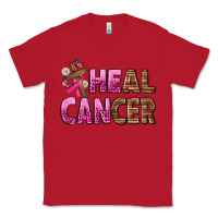 Red Heal Cancer Classic Tee - texasbilliewilder