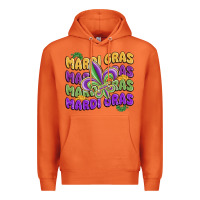 Carrot mardi gras with fleur de lis Premium Hoodie - MaliasSmallBusiness