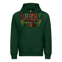 Forest Green Howdy Christmas y'all Urban Hoodie - NancyCooperArtShop