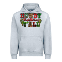 Heather Grey Howdy Christmas y'all Urban Hoodie - NancyCooperArtShop