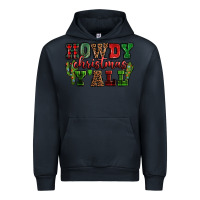 Navy Howdy Christmas y'all Urban Hoodie - NancyCooperArtShop