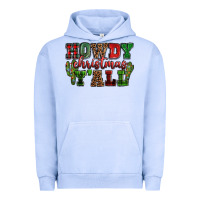 Pigment Grape Ice Howdy Christmas y'all Urban Hoodie - NancyCooperArtShop